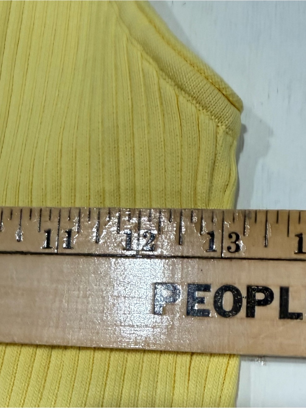 Zara Yellow Ribbed Midi Dress - Picture 4 of 10